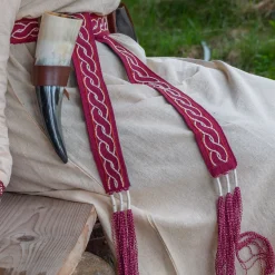 Middeleeuwse riem Elina rood