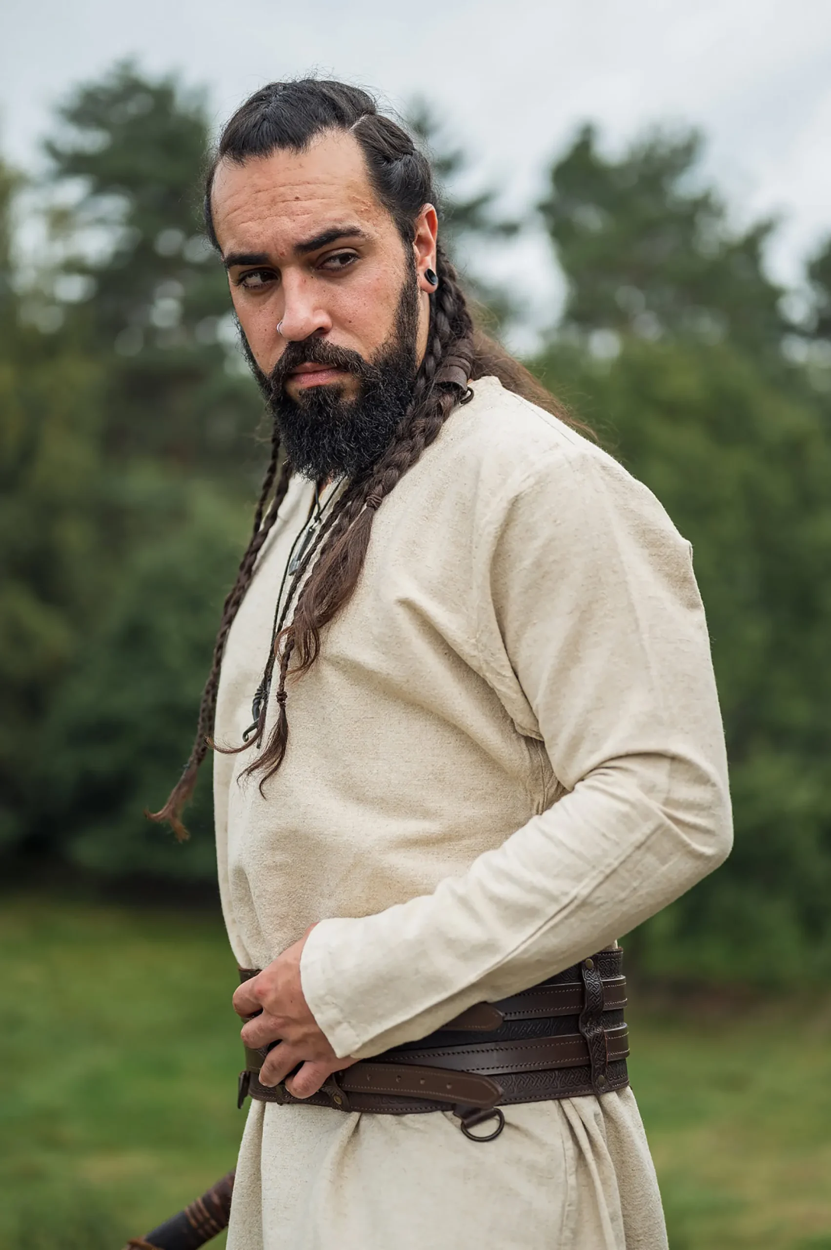 Middeleeuwse Tuniek Ragnar Beige