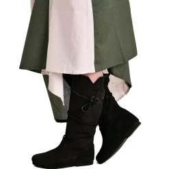 Middeleeuwse Veterschoenen Zwart