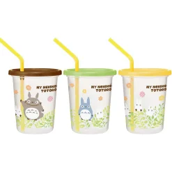Mijn Buurman Totoro - Totoro Beker met Rietje 3-delige Set