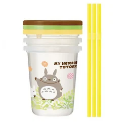 Mijn Buurman Totoro - Totoro Beker met Rietje 3-delige Set