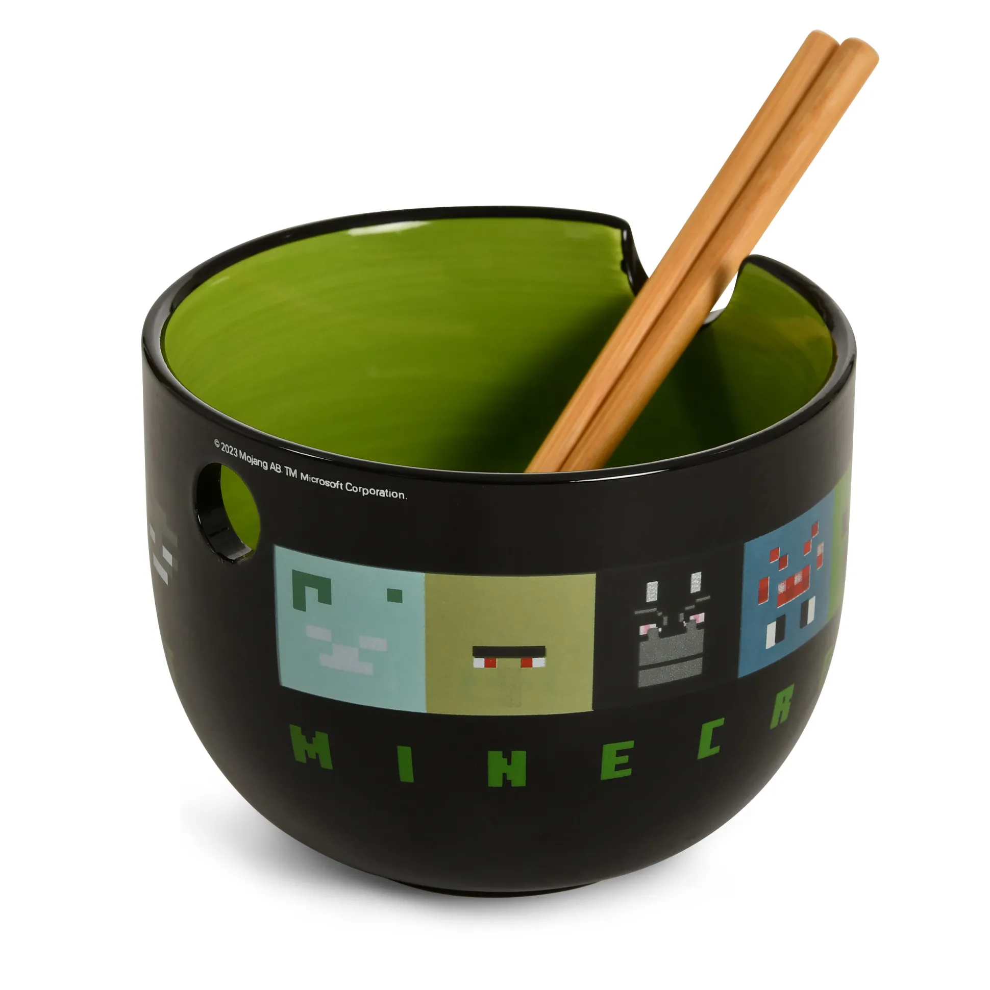 Minecraft - Creeper Ramenkom met Eetstokjes