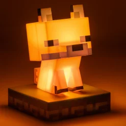 Minecraft - Fox Icons 3D Tafellamp