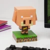 Minecraft - Pig Icons 3D Tafellamp