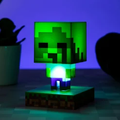 Minecraft - Zombie Icons 3D Tafellamp