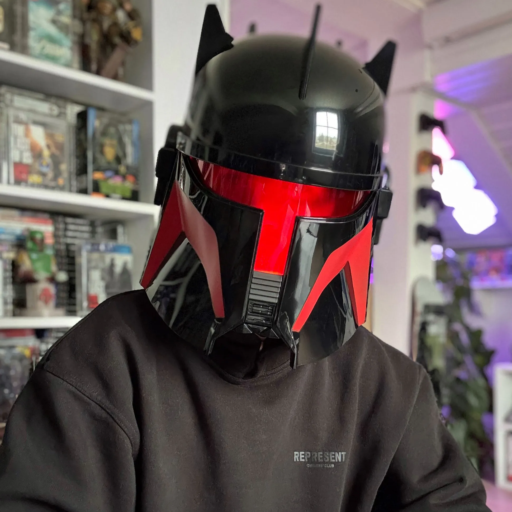 Moff Gideon Black Series Helm Replica met Licht - Star Wars