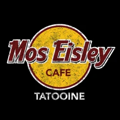 Mos Eisley Cafe T-Shirt voor Star Wars Fans Zwart