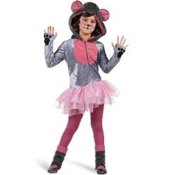 Muis kinderkostuum jurk met capuchon