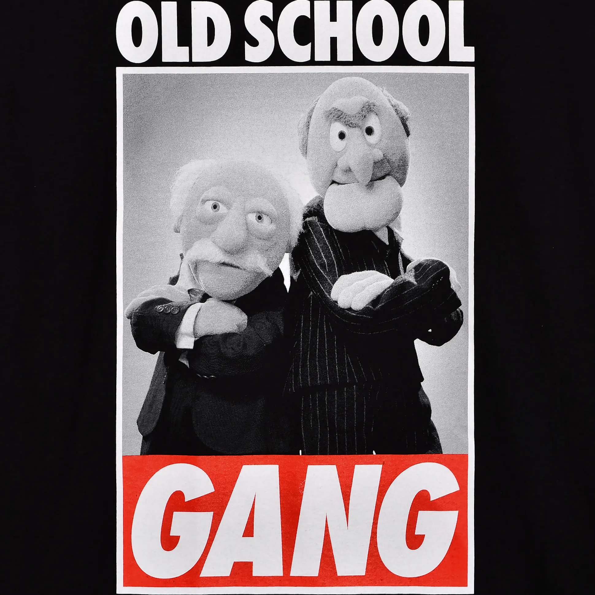 Muppets - Old School Gang T-Shirt zwart