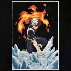 My Hero Academia - Todoroki T-shirt zwart