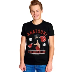 Naruto - Akatsuki Organisatie T-Shirt Zwart