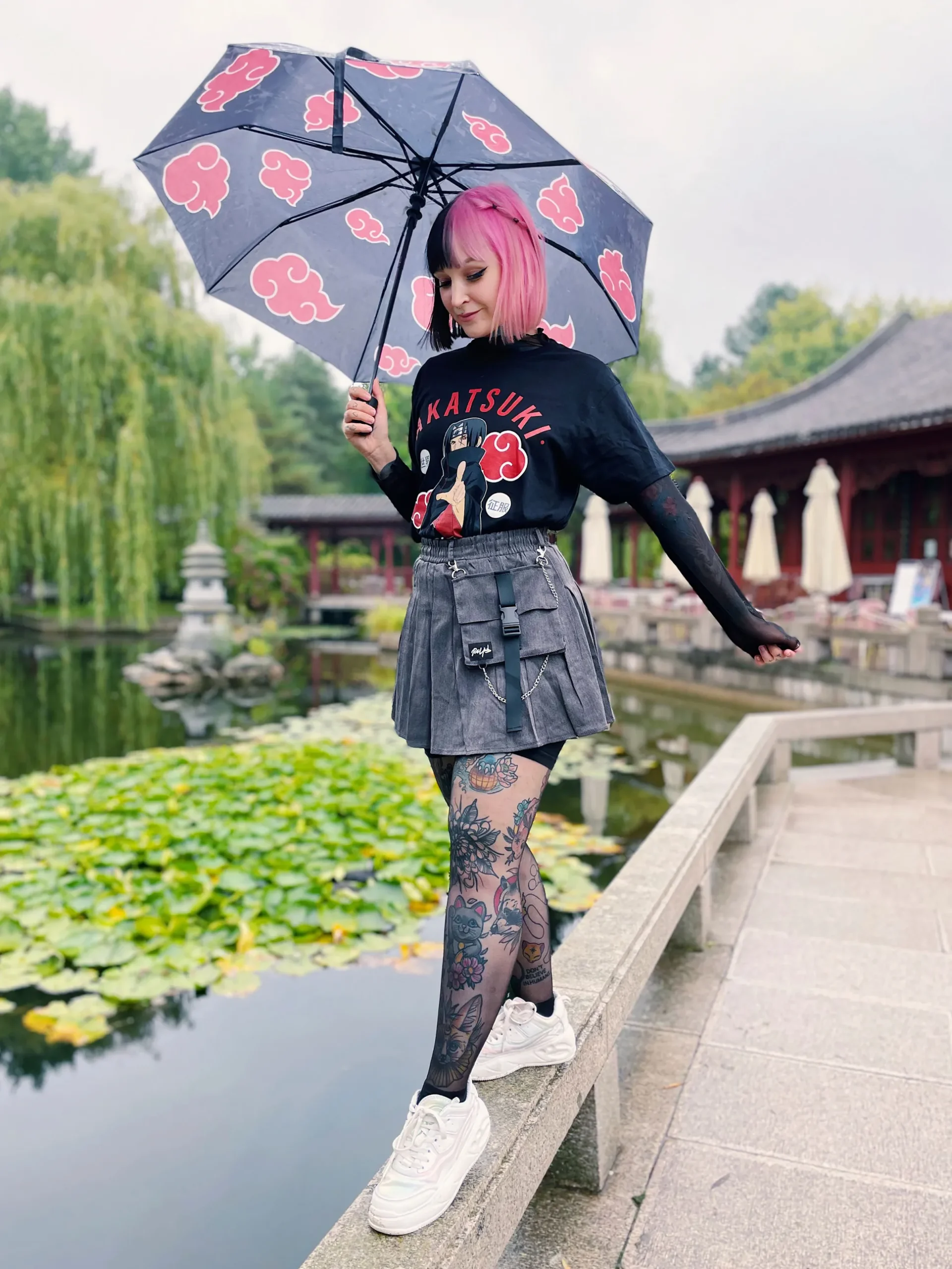 Naruto - Akatsuki Organisatie T-Shirt Zwart