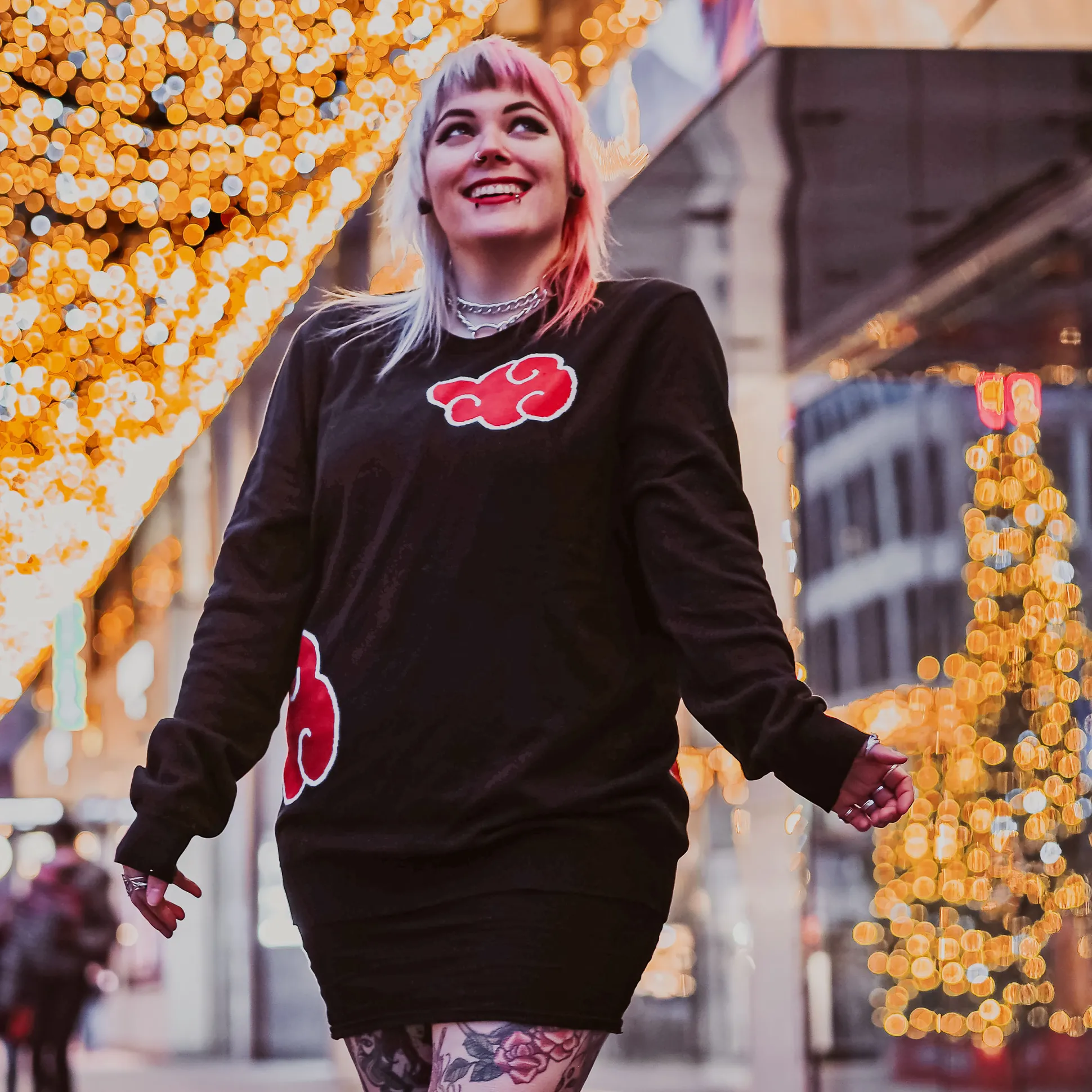 Naruto - Akatsuki Symbool Gebreide Trui