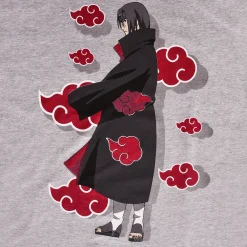 Naruto - Itachi Akatsuki T-shirt grijs