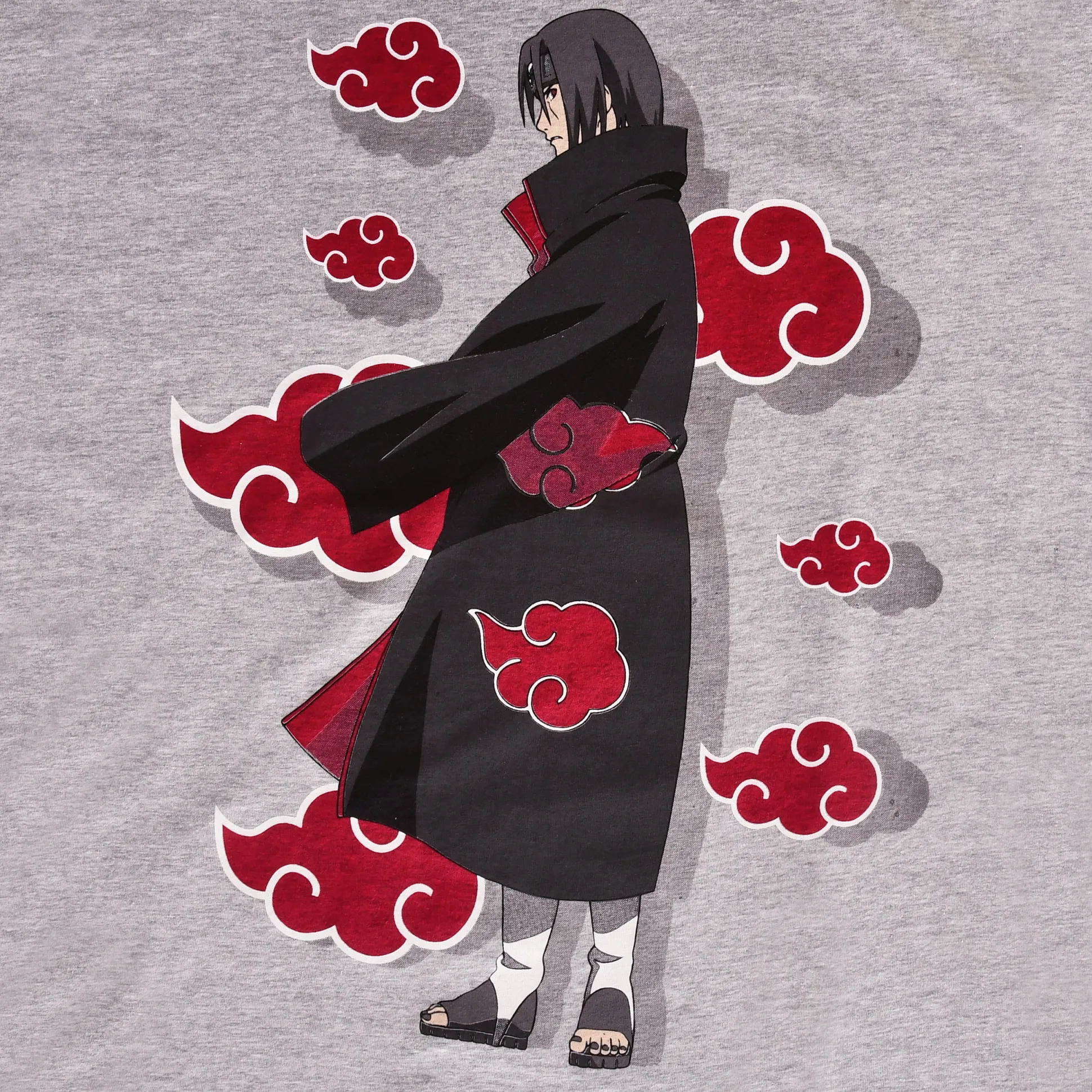 Naruto - Itachi Akatsuki T-shirt grijs