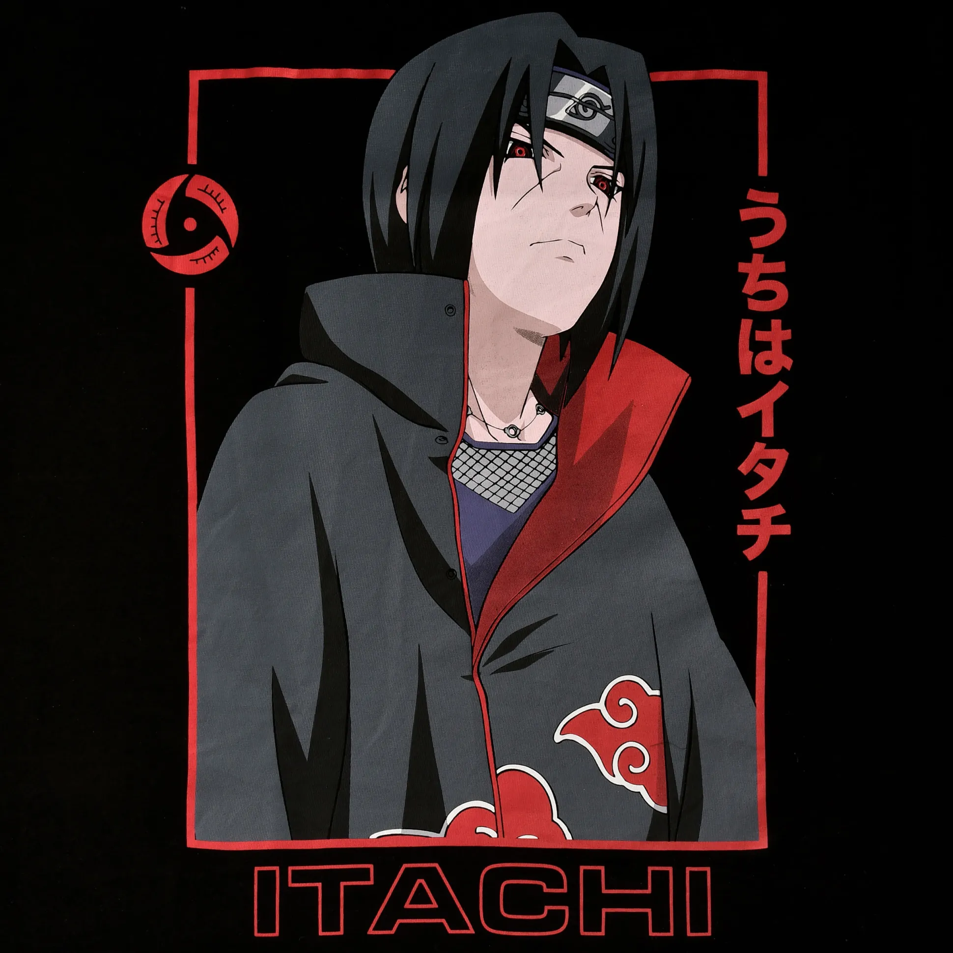 Naruto - Itachi Uchiha Tanktop zwart
