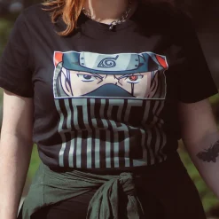 Naruto - Kakashi Eyes T-shirt zwart