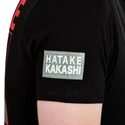 Naruto - Kakashi Hatake Poster T-Shirt Zwart
