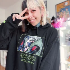 Naruto - Kakashi Raikiri Hoodie Zwart