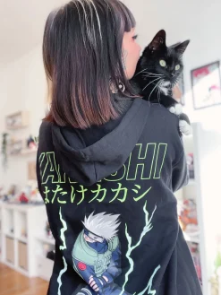 Naruto - Kakashi Raikiri Hoodie Zwart