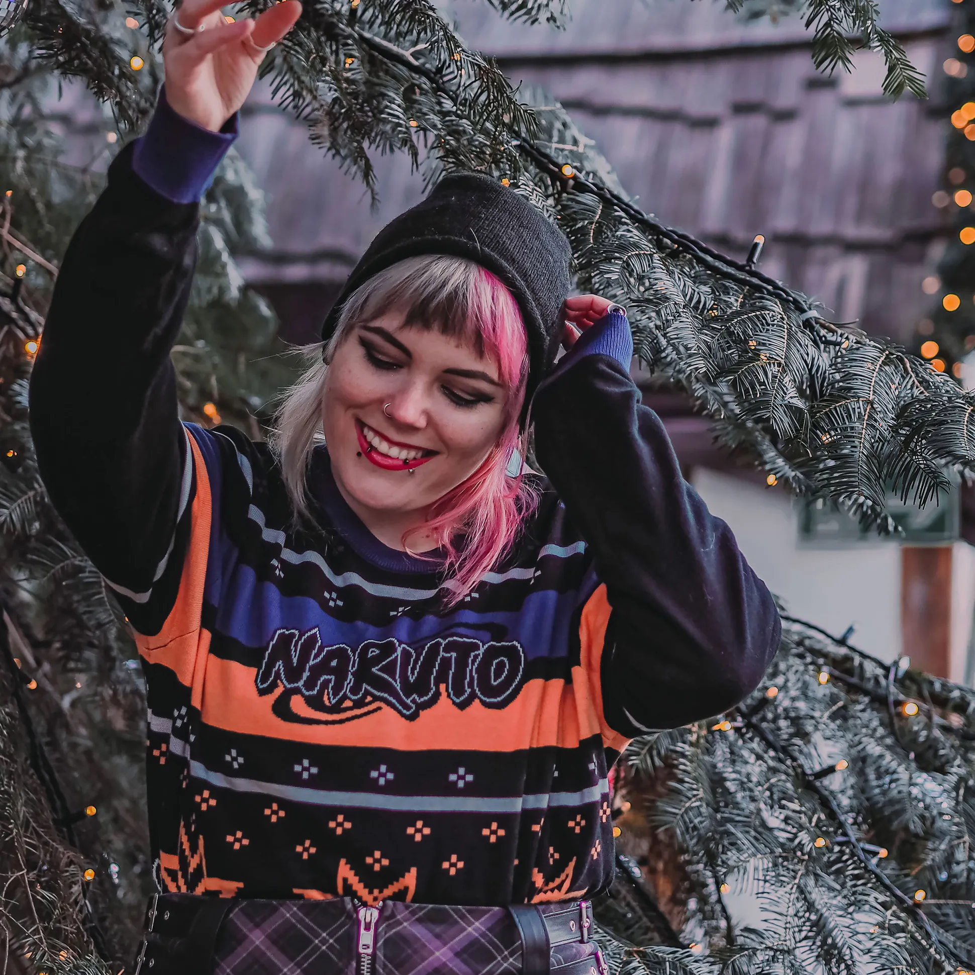 Naruto - Konoha Symbool Gebreide Trui