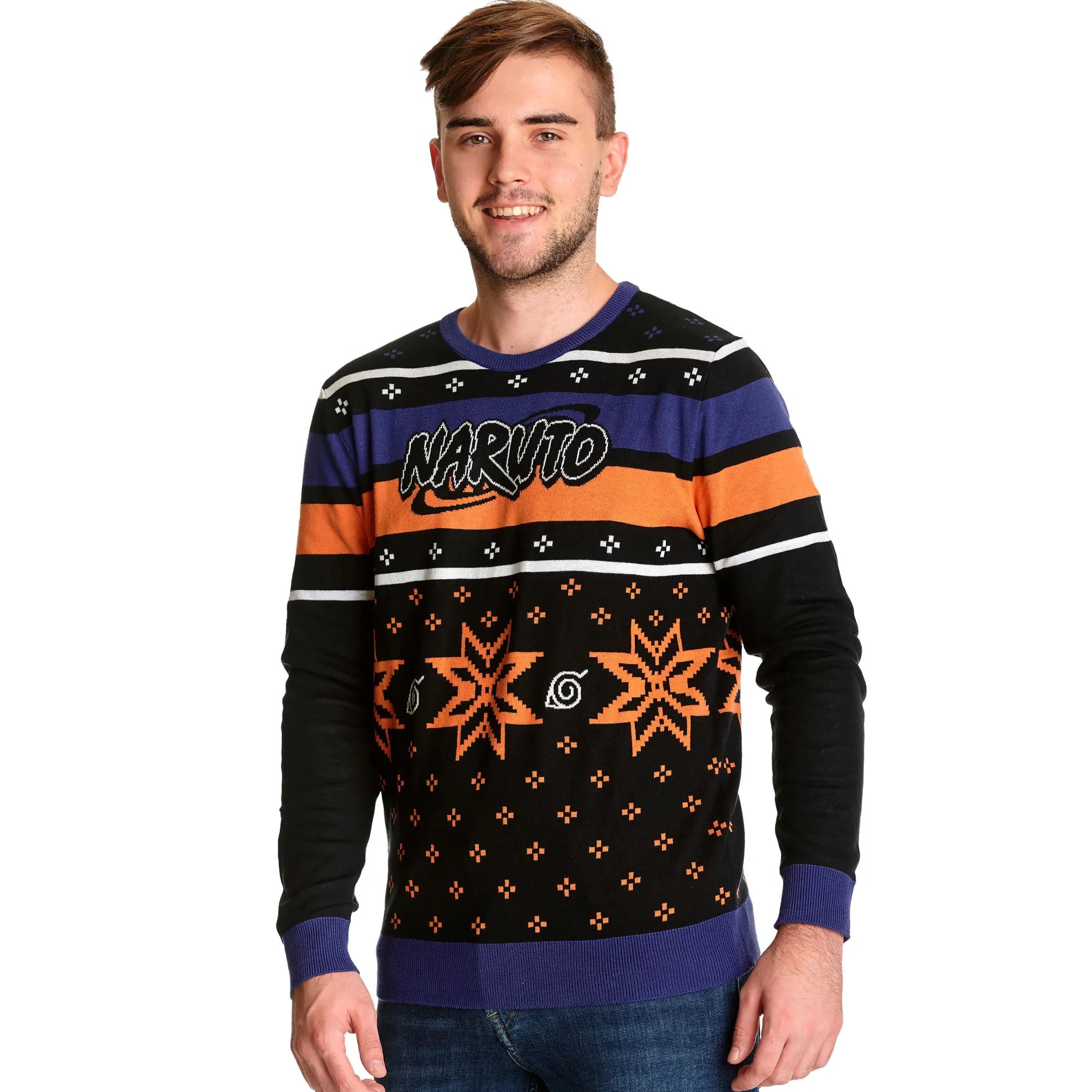 Naruto - Konoha Symbool Gebreide Trui
