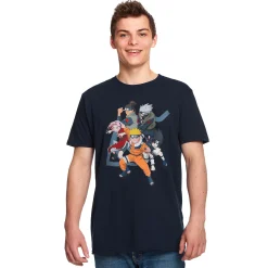 Naruto - Konoha Team T-Shirt blauw