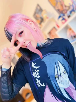 Naruto - Orochimaru T-shirt zwart