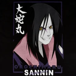 Naruto - Orochimaru T-shirt zwart