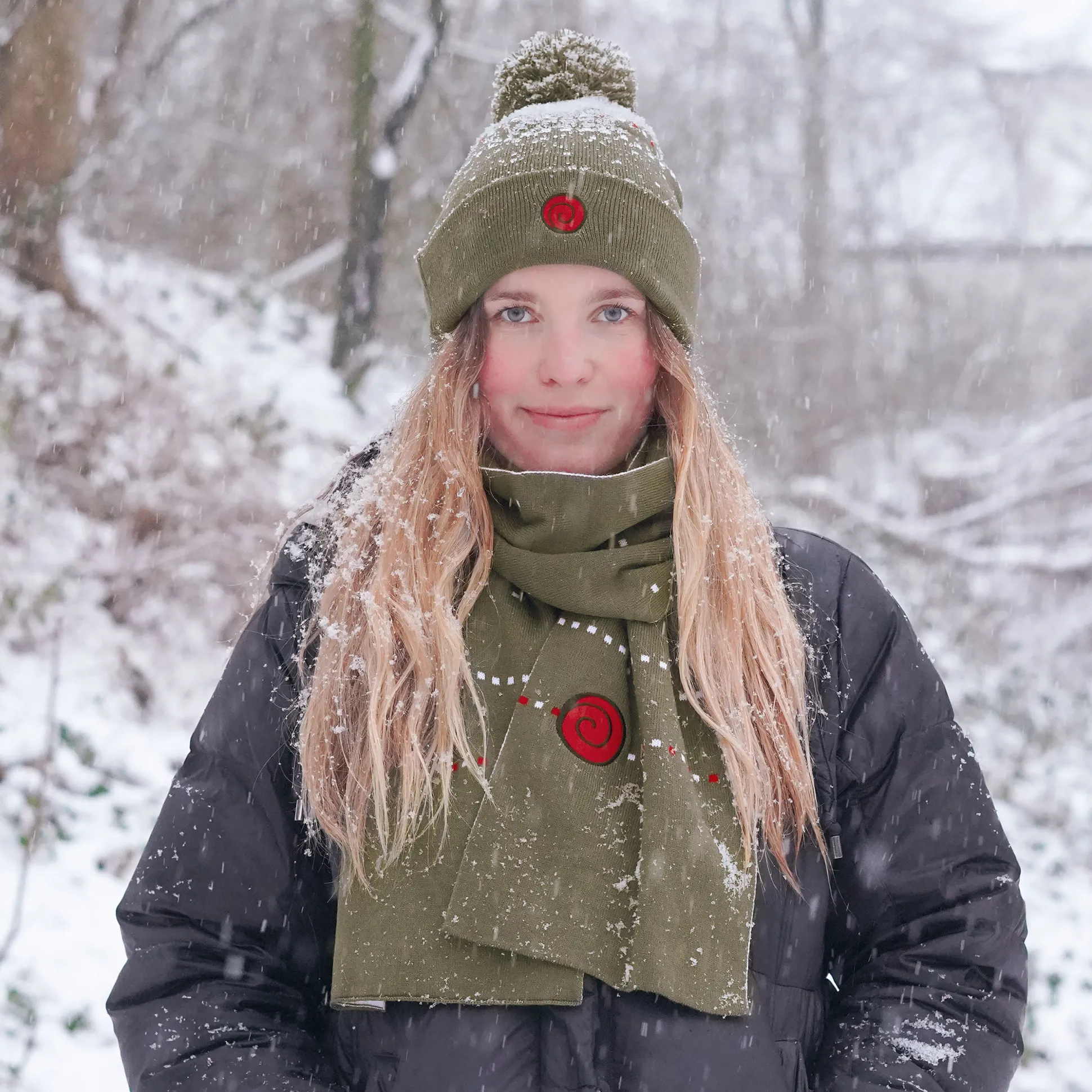 Naruto - Uzushiogakure Symbool Sjaal Groen