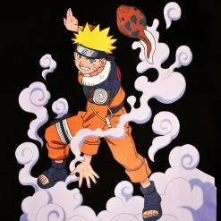 Naruto Oversize Hoodie Zwart