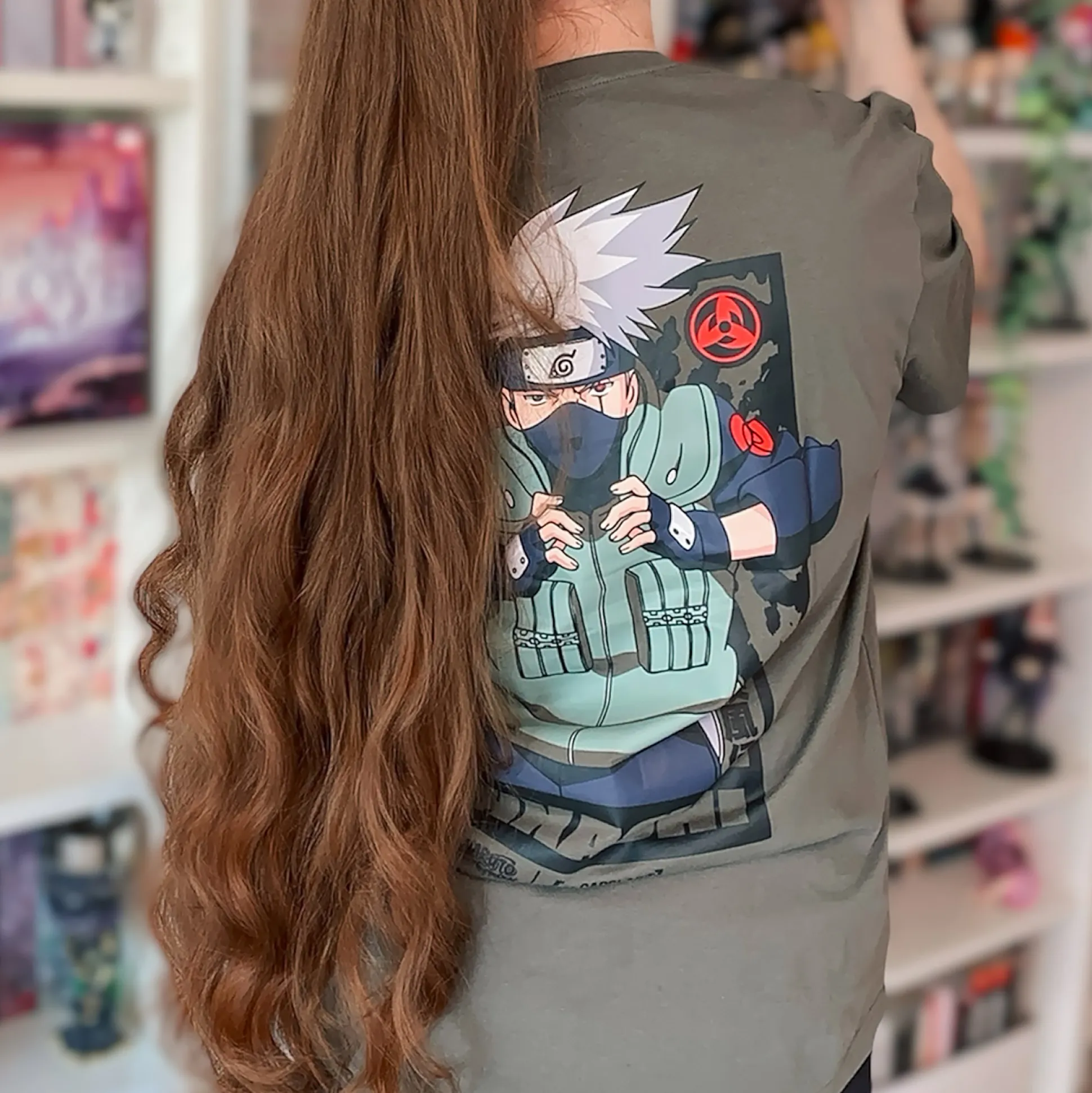 Naruto Shippuden - Kakashi T-Shirt groen