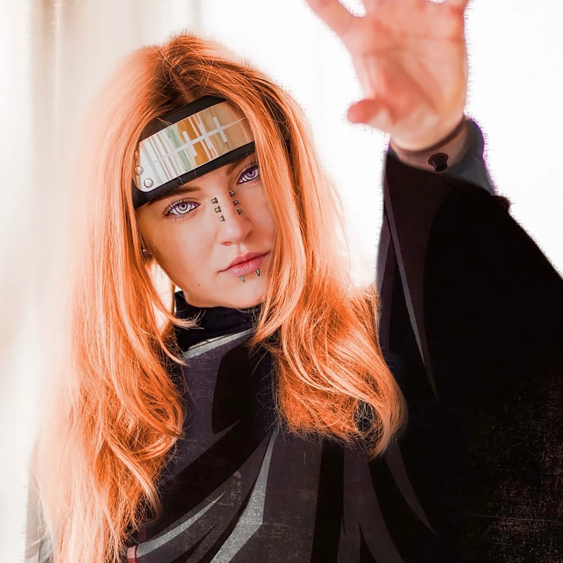 Naruto Shippuden - Pijn Symbool Hoofdband Zwart