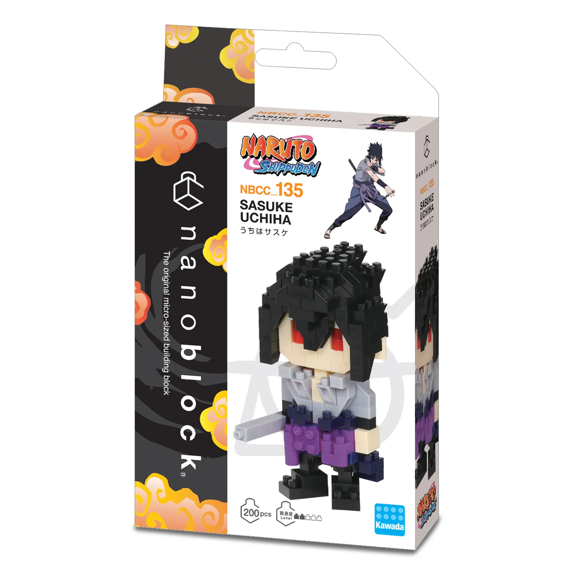 Naruto Shippuden - Sasuke Uchiha nanoblock Mini Bouwfiguur