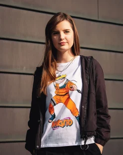 Naruto Uzumaki Character Dames T-shirt Wit