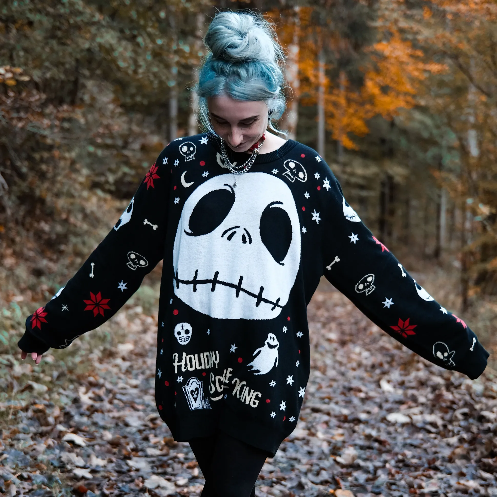 Nightmare Before Christmas - Jack Skellington Gebreide Trui