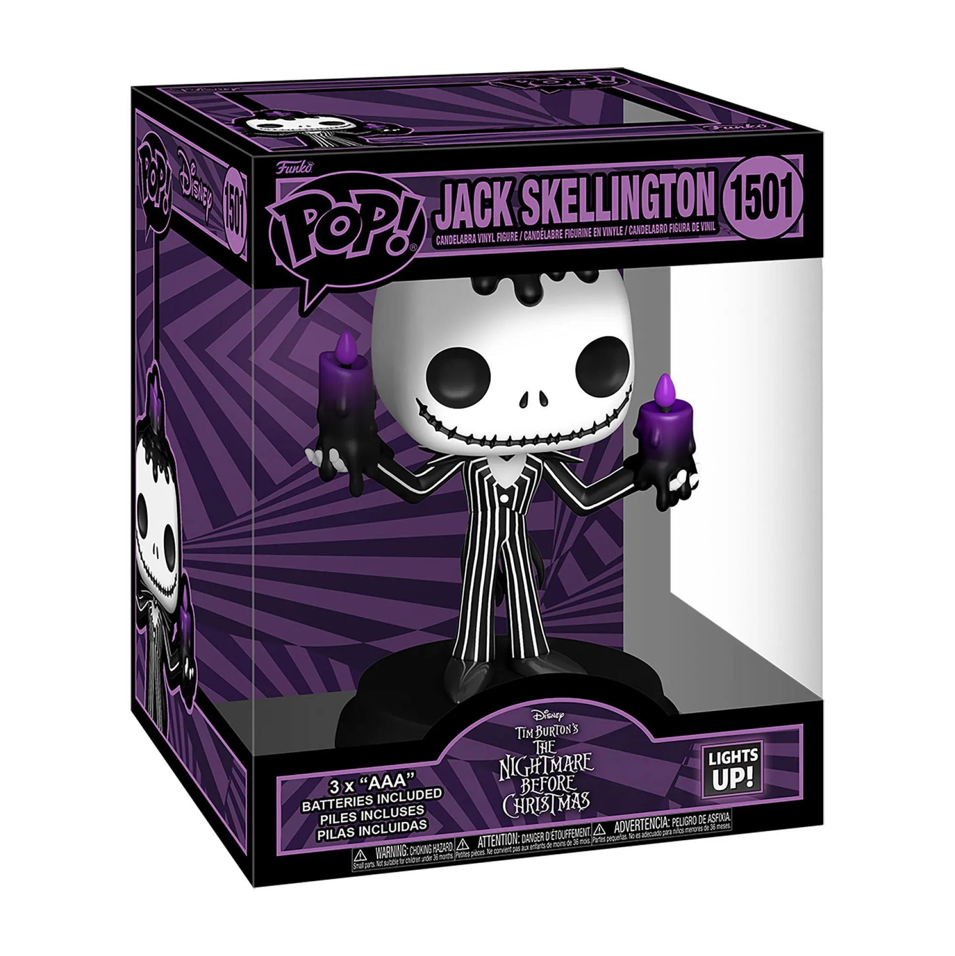 Nightmare Before Christmas - Jack Skellington Funko Pop Figuur met Licht