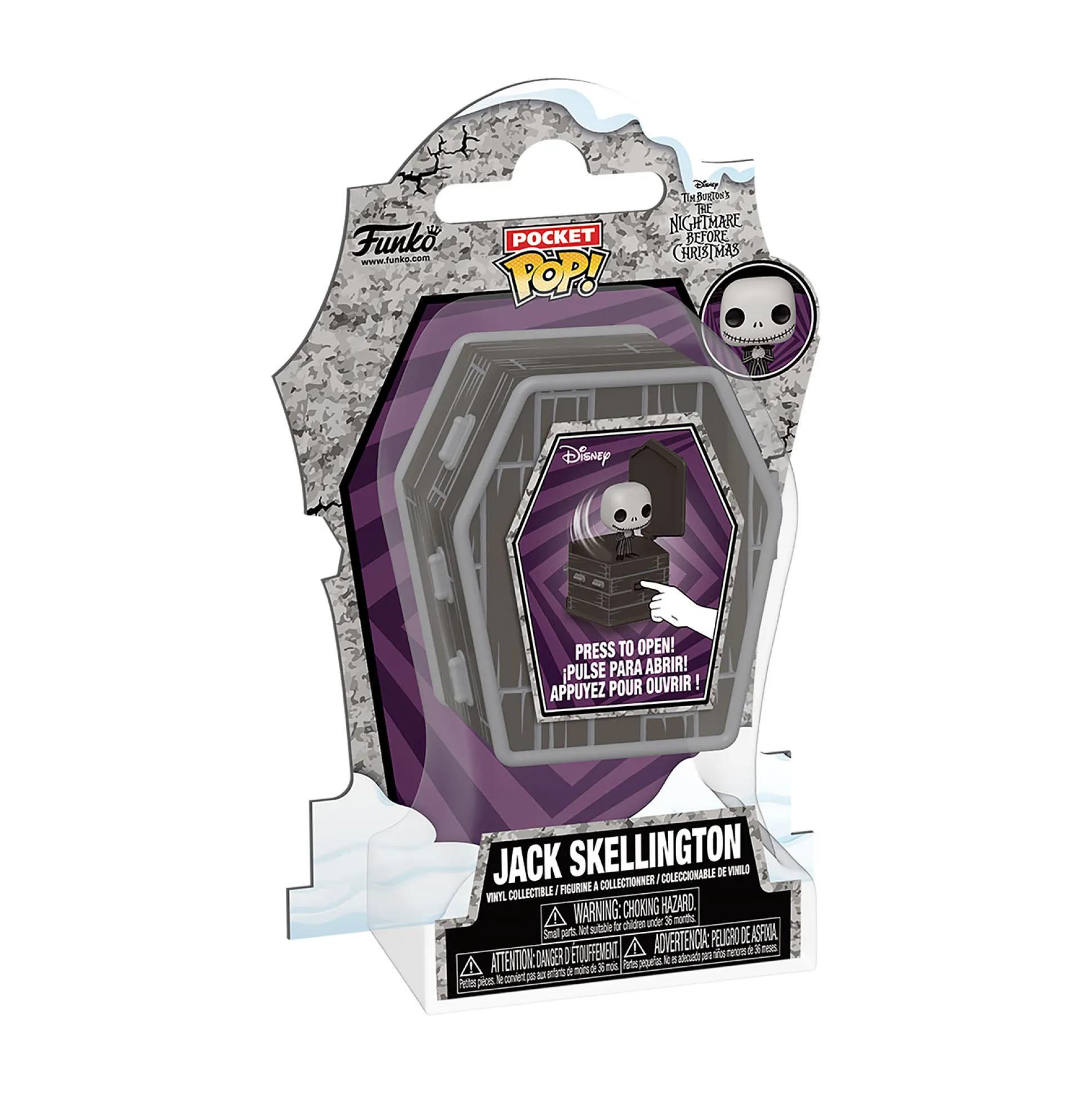 Nightmare Before Christmas - Jack met Kist Funko Pocket Pop Figuur