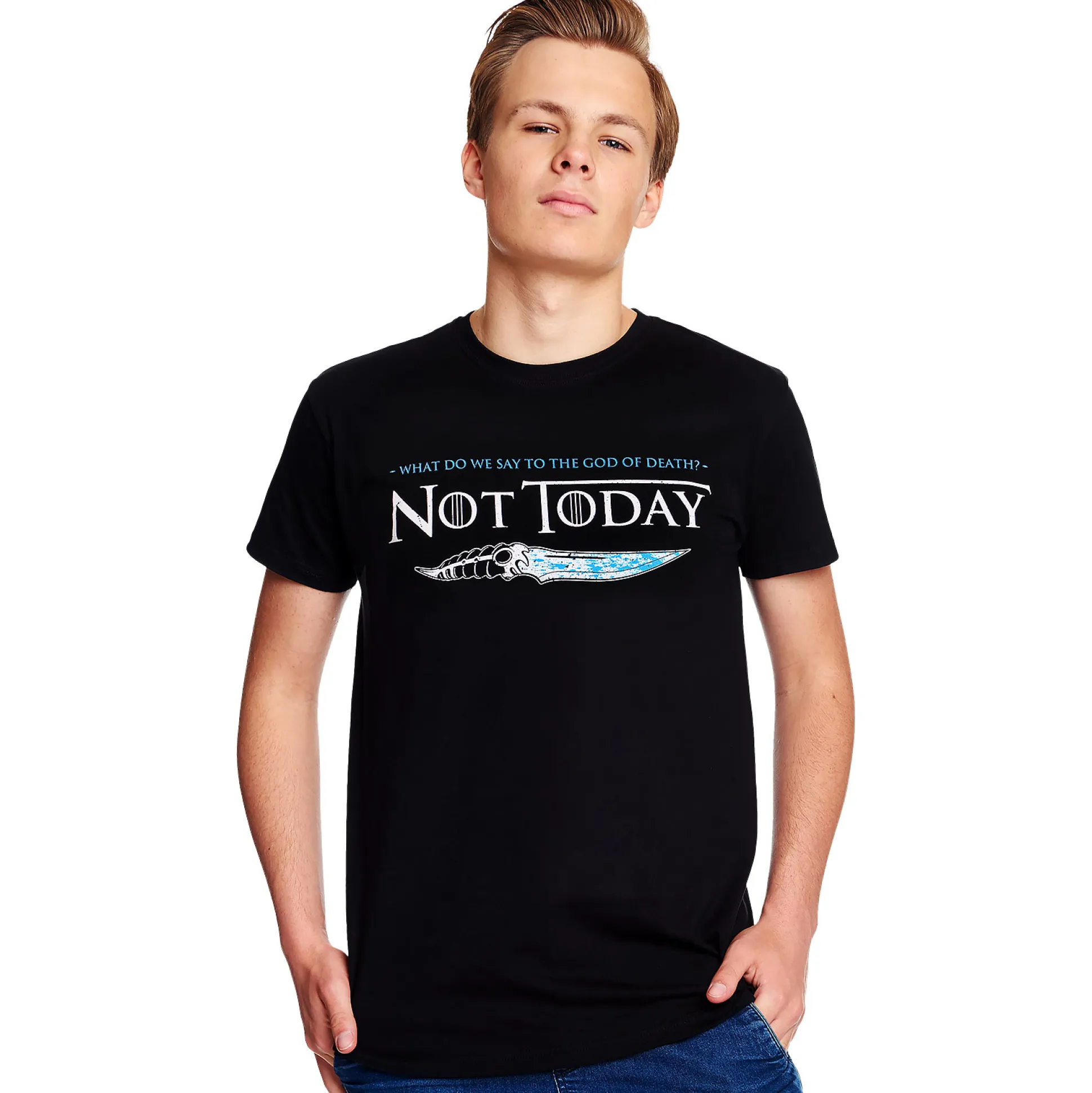Not Today T-Shirt voor Game of Thrones Fans Zwart