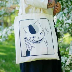 Nyanko Sensei Tote Bag voor fans van Natsume's Book of Friends
