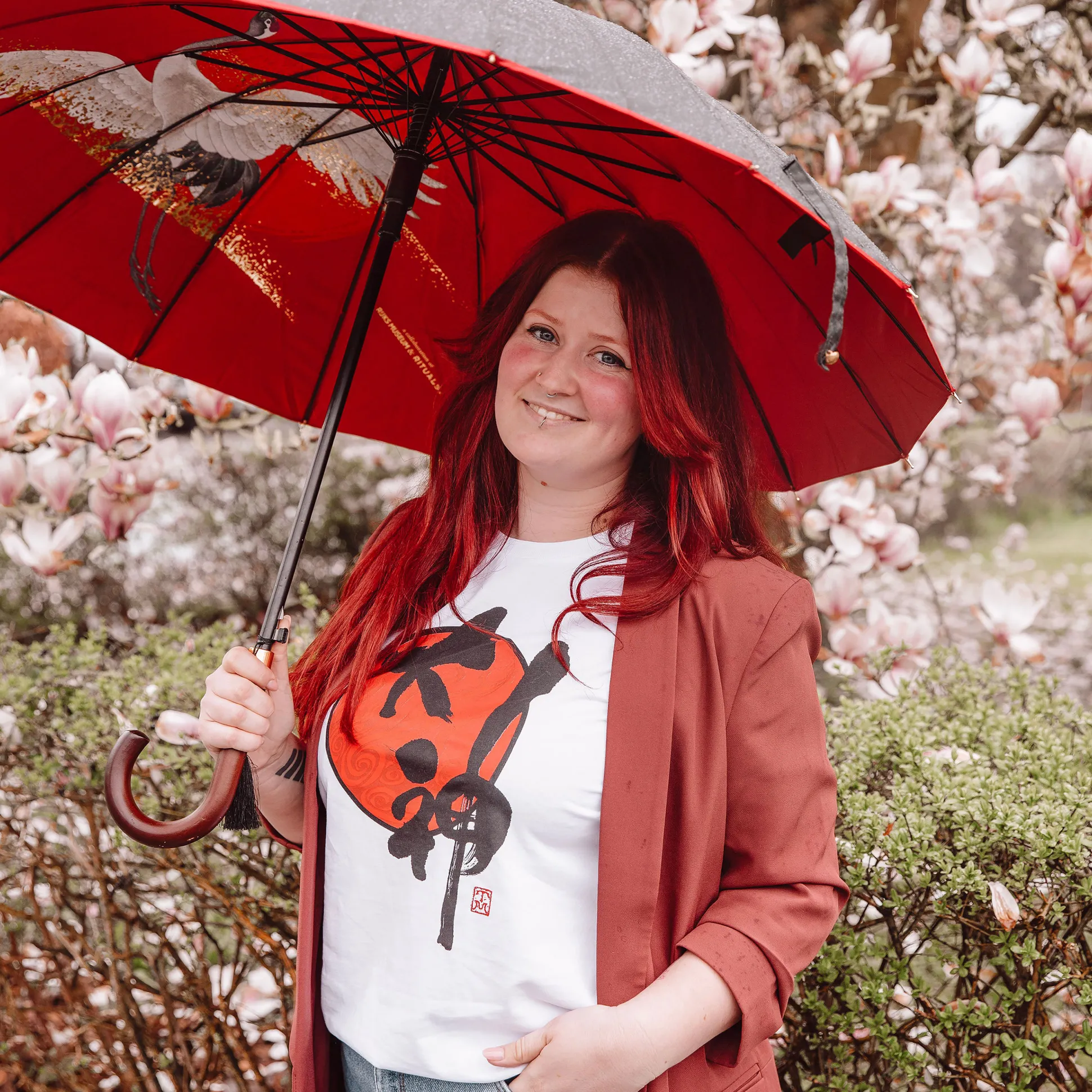 Okami - Logo T-shirt wit