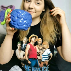 One Piece - Crew T-Shirt Zwart