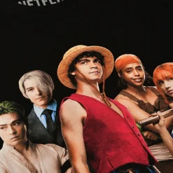 One Piece - Crew T-Shirt Zwart