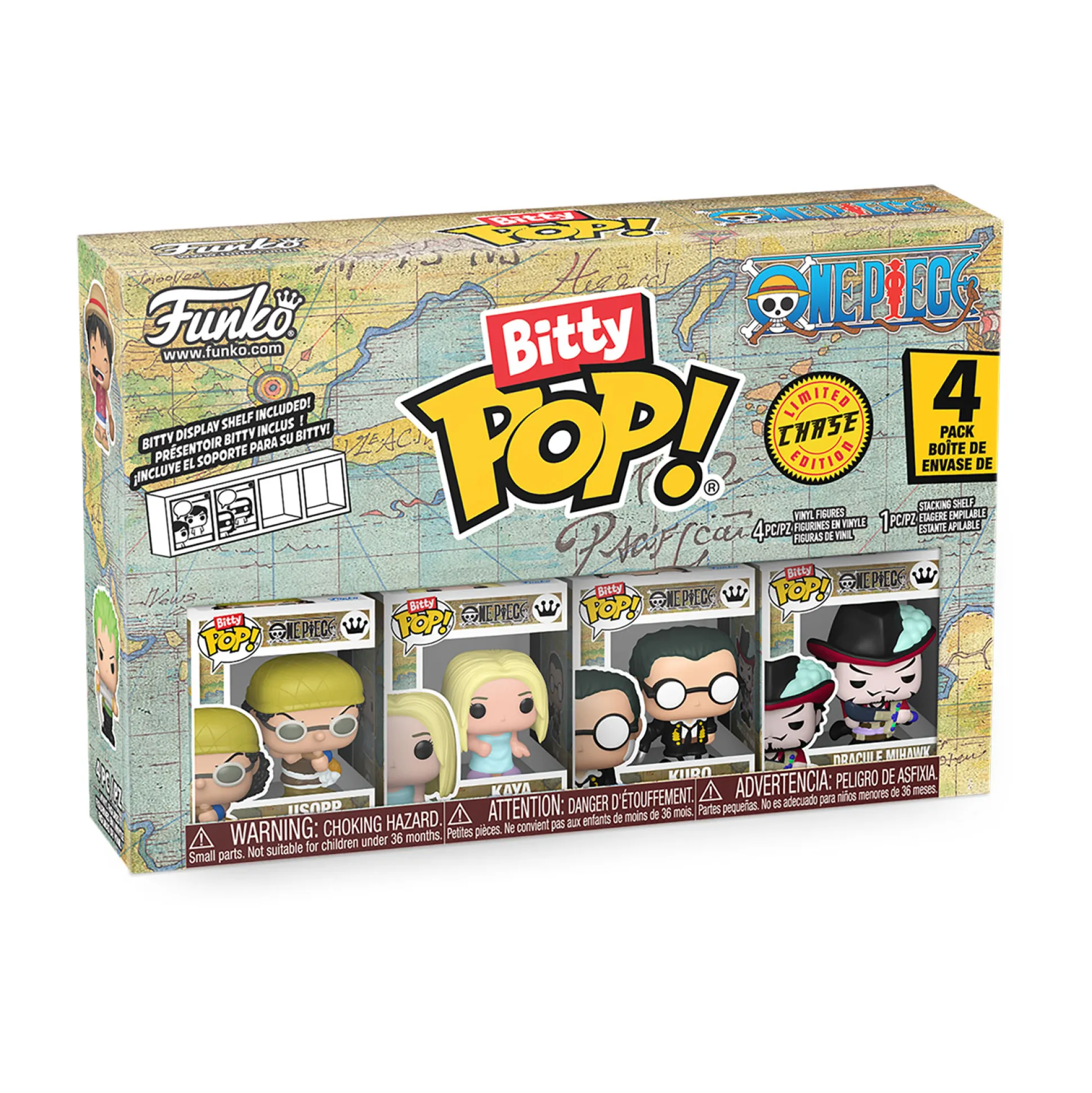 One Piece - Funko Bitty Pop 4-pack figuurset Serie 4