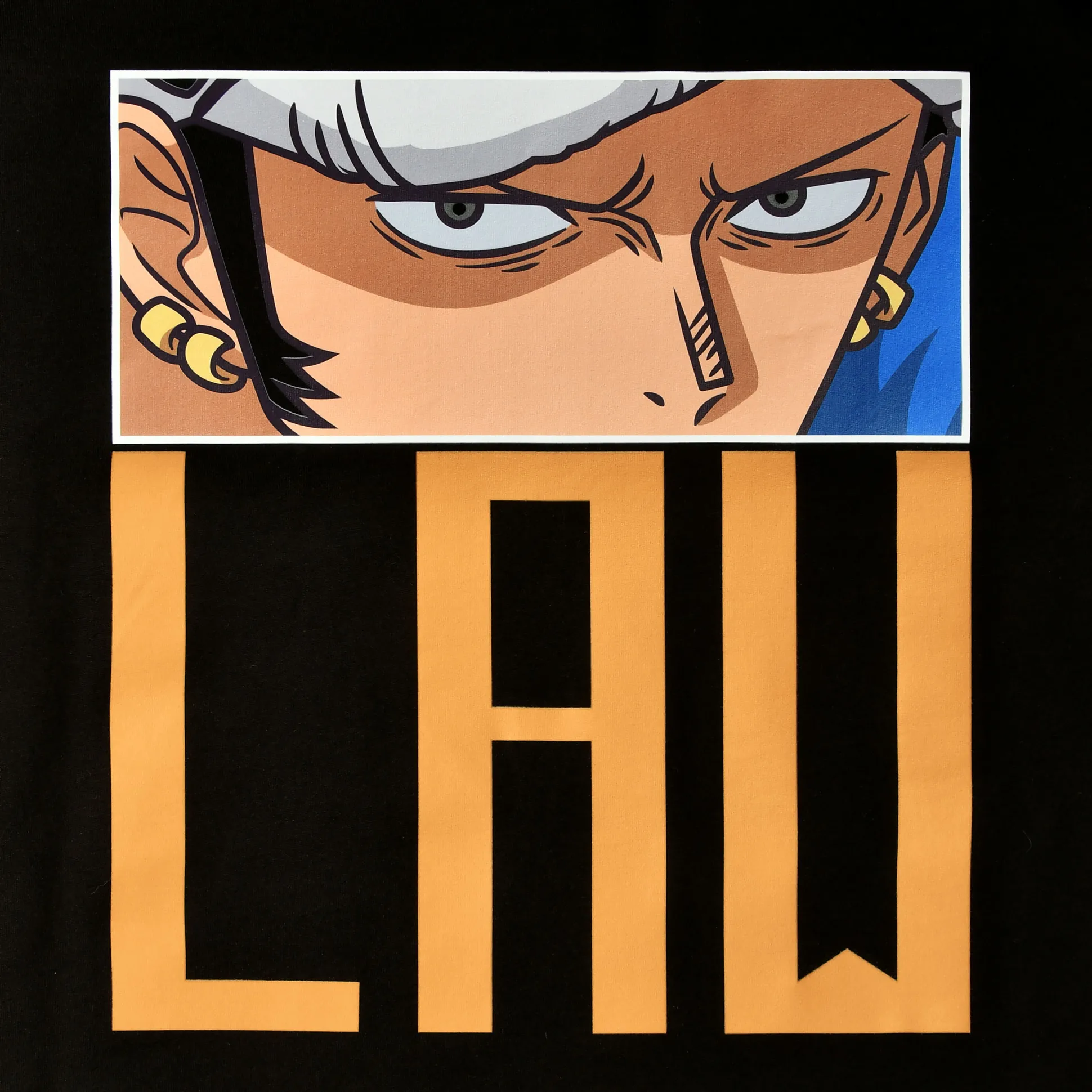 One Piece - Law Eyes T-Shirt zwart