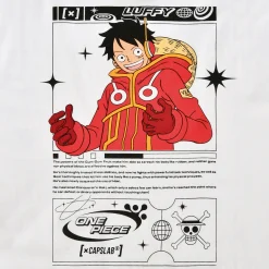 One Piece - Luffy Capslab Oversized T-shirt wit