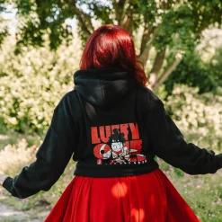 One Piece - Luffy Straw Hat Crew hoodie zwart