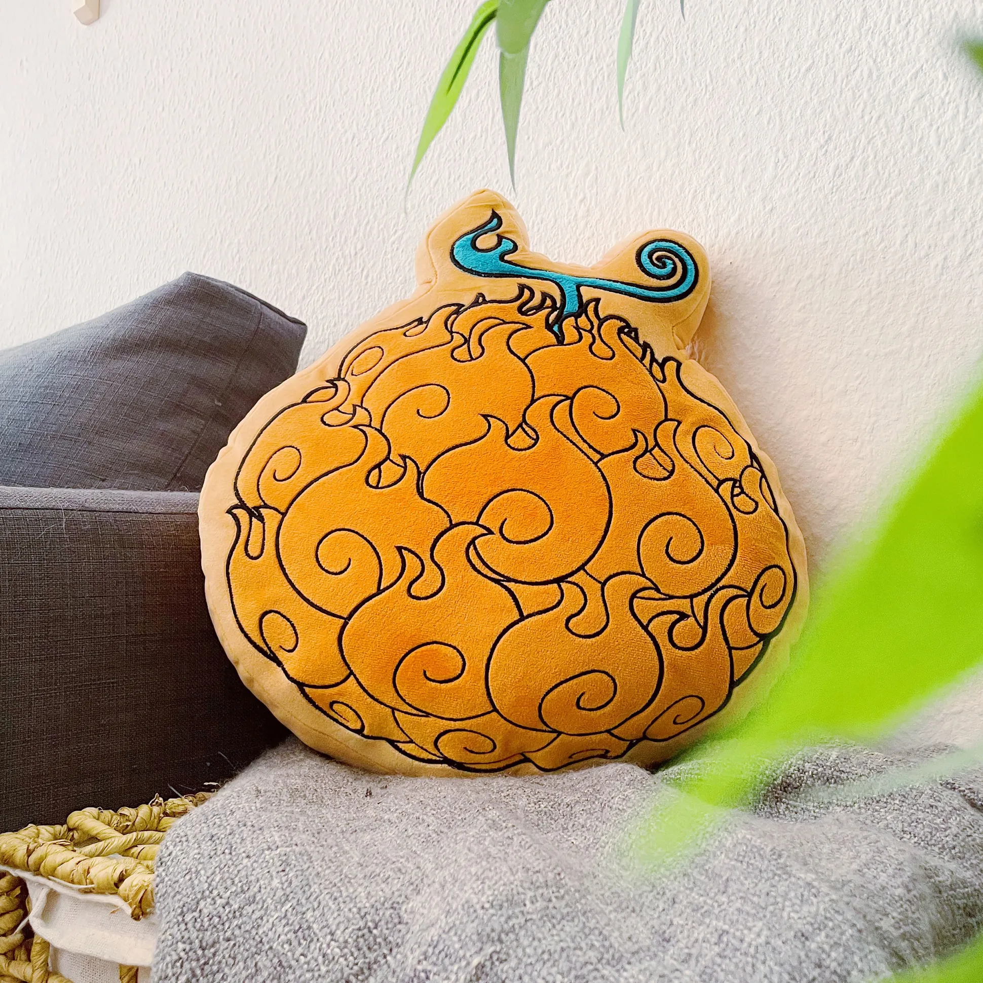 One Piece - Mera Mera Duivelsvrucht Kussen