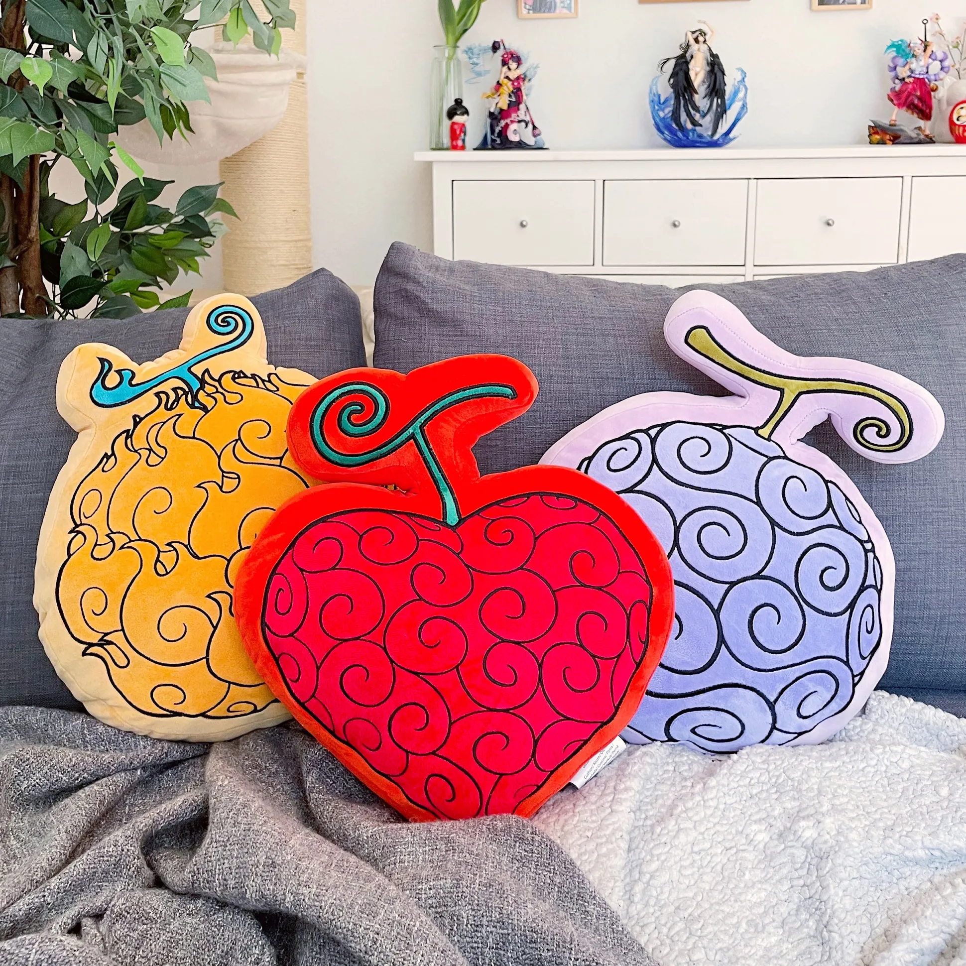 One Piece - Mera Mera Duivelsvrucht Kussen