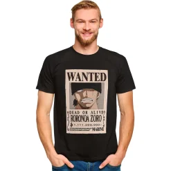 One Piece - Roronoa Zoro Wanted T-Shirt zwart